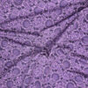 Jerseystoff Baumwolle Paisleymuster violett