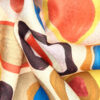 Viskose-Jacquard-Stoff, abstraktes Muster, multicolor