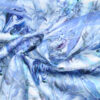 Baumwollsatin "Sarah Fabrics", Achat-Muster blau