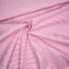 Jeansstoff Denim "Oshkosk"-Style, Streifen rosa-weiß