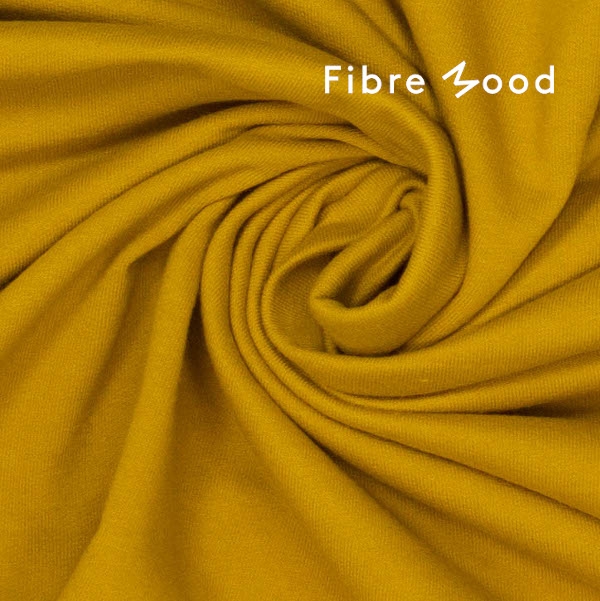 Fibre Mood 14, #Vera, Sweat-Shirt-Stoff, goldgelb