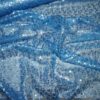 Softtüll mit aufgestickten Pailletten, türkisblau