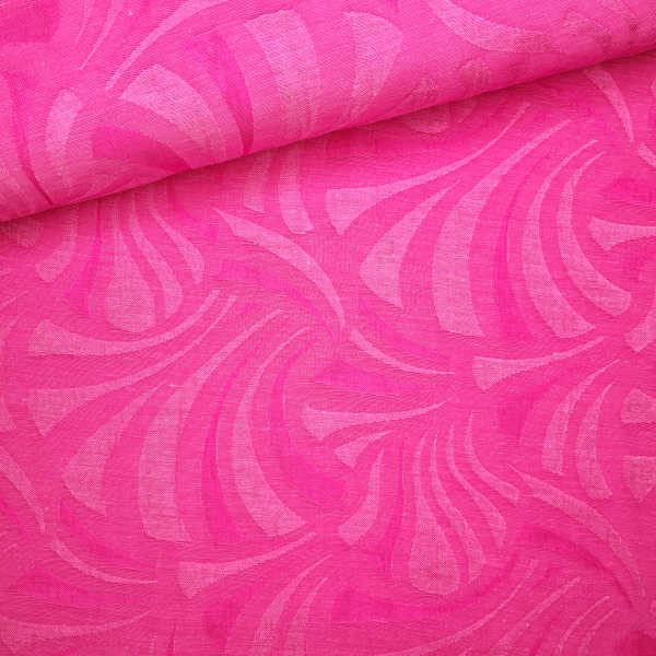 Burda-Originalstoff, Viskose-Jacquard pink