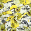 Baumwollstoff LIBERTY, gemalte Blumen gelb-grün-grau
