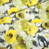 Baumwollstoff LIBERTY, gemalte Blumen gelb-grün-grau