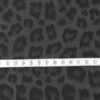 Stoffe Meterware, Lederimitat bi-elastisch, Leopard-Design, schwarz