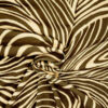 Stoffe Meterware, Originalstoff Burda Style, Jersey Hypnose-Zebra-Print, schwarz-beige