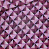 Stoffe Meterware, Viskoseprint mit Elastan, geometrisches Muster, flieder-pink
