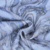 Originalstoff Burda Style, Strickstoff mit Achat-Muster, Blau-Grau-Beige