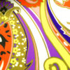 Stoffe Meterware, Slinky "Pucci"-Style, Paisley multicolor