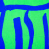 Stoffe Meterware, Baumwollstretch, gemalte Linien, grün-blau