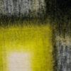 Flauschiger Wollstoff (Mischung), Großes Karo gelb-schwarz