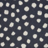 Jacquard-Stoff Doubleface Punkte-Design marineblau