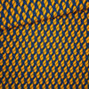 Originalstoff Burda Style 4/2023, Modell 115 Jacke, Scuba-Jersey, Rautenmuster orange, blau, schwarz