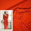 Originalstoff Burda Style 11/2022, Modell 120 A Kleid, Merino-Strickstoff rot